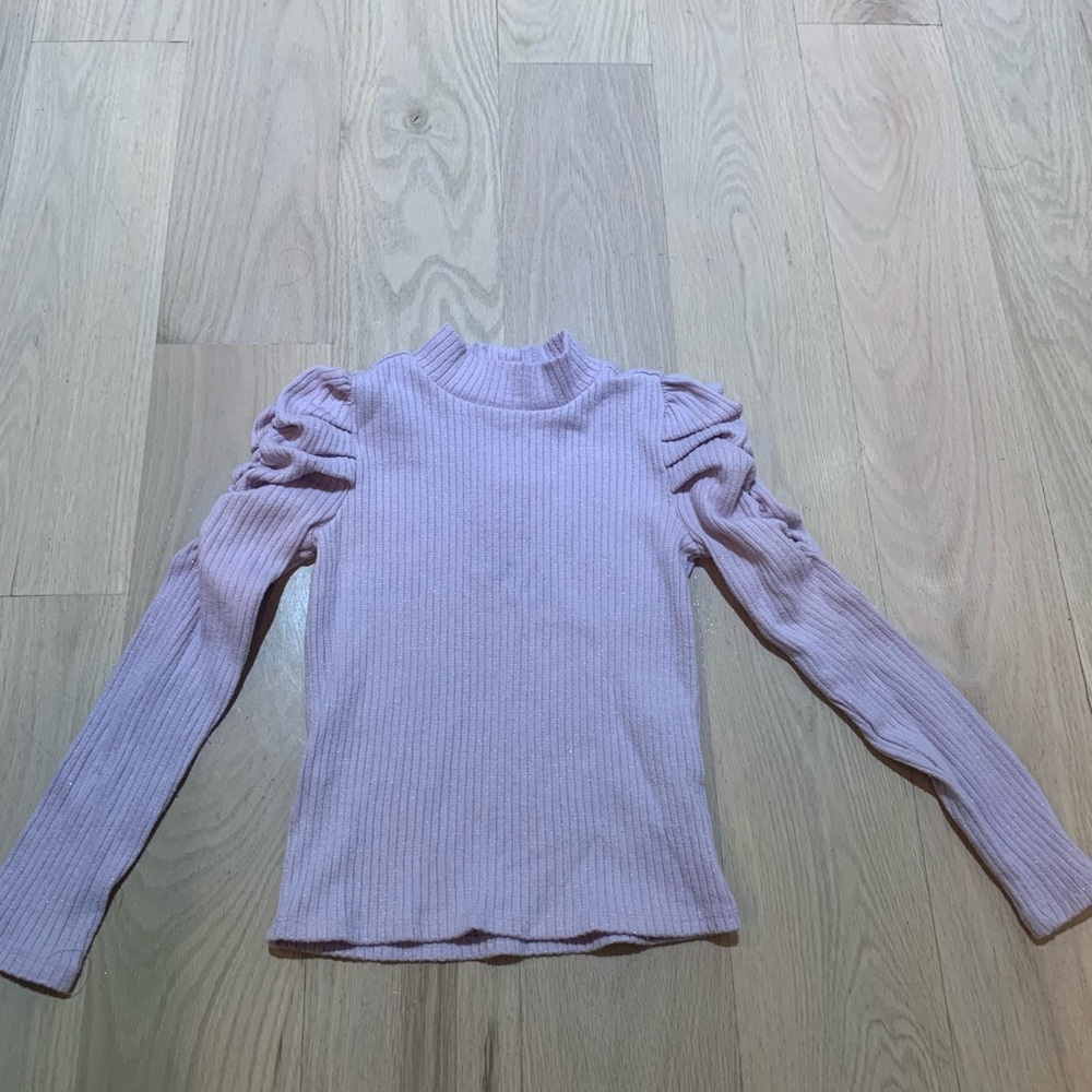 Janie and Jack Lavender Long Sleeve Top